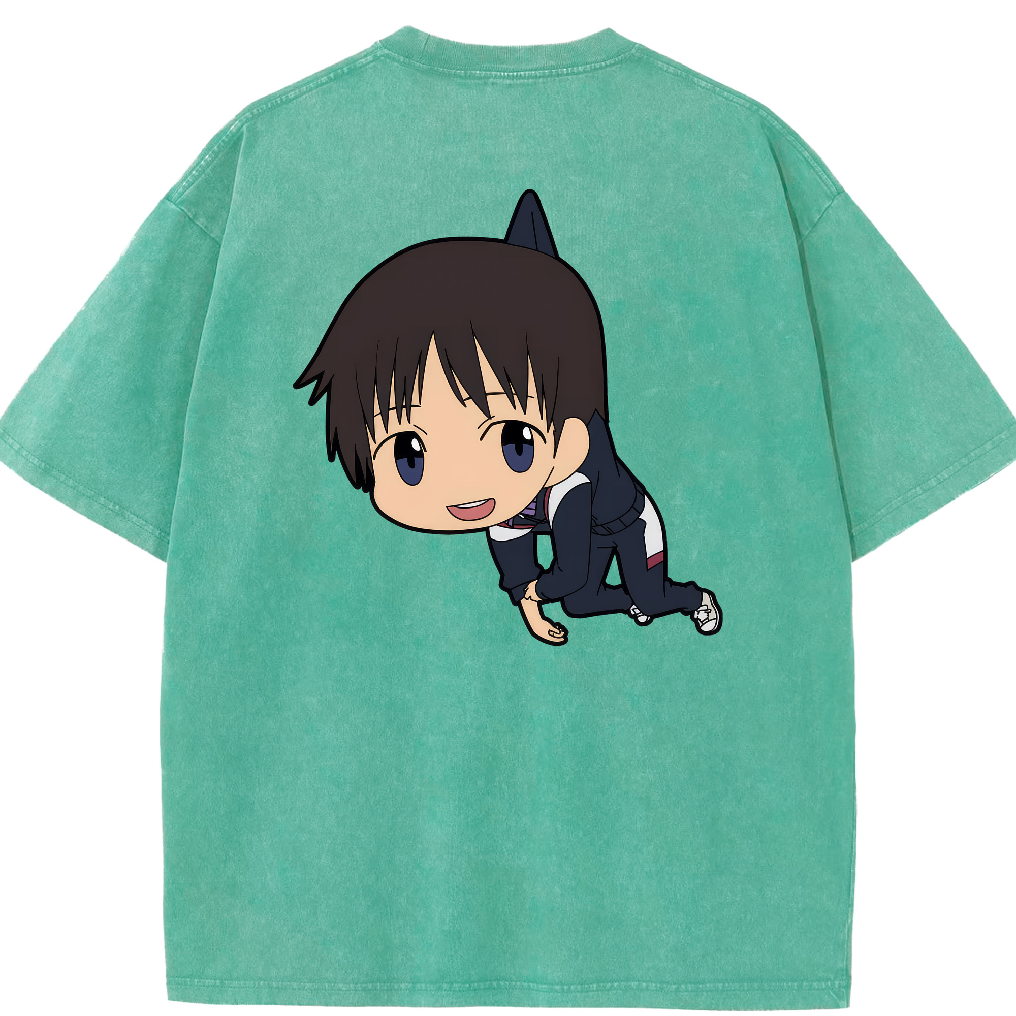 （画像用） EVA 新世紀エヴァンゲリオン 綿100% ヴィンテージ風 半袖Tシャツ（背面プリント）